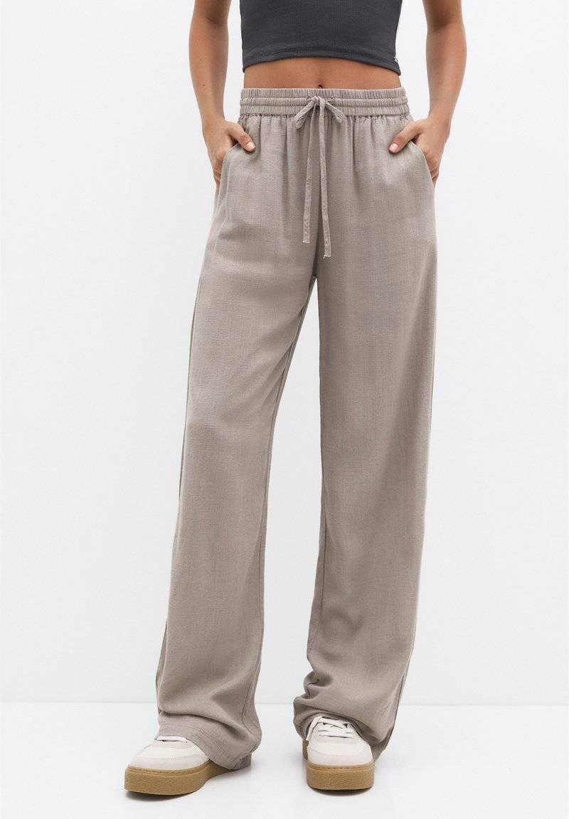 PULL&BEAR PULL&BEAR Trousers - stone Sonderangebot der Fabrik