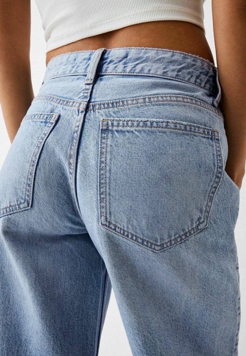 Bershka Bershka WIDE-LEG - Relaxed fit jeans Super Rabatt