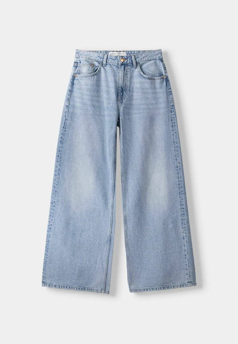 Bershka Bershka WIDE-LEG - Relaxed fit jeans Super Rabatt