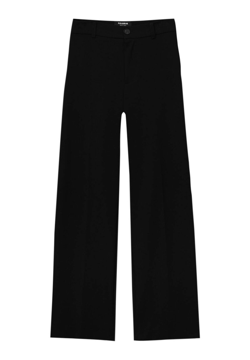 PULL&BEAR PULL&BEAR STRAIGHT - Trousers - black Riesige Rabatte