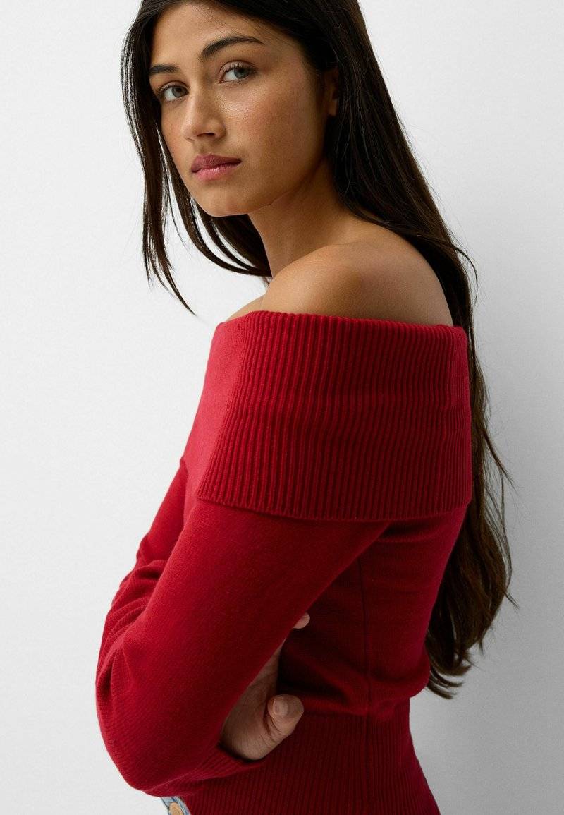 Bershka Bershka Jumper - red Fabrikladen