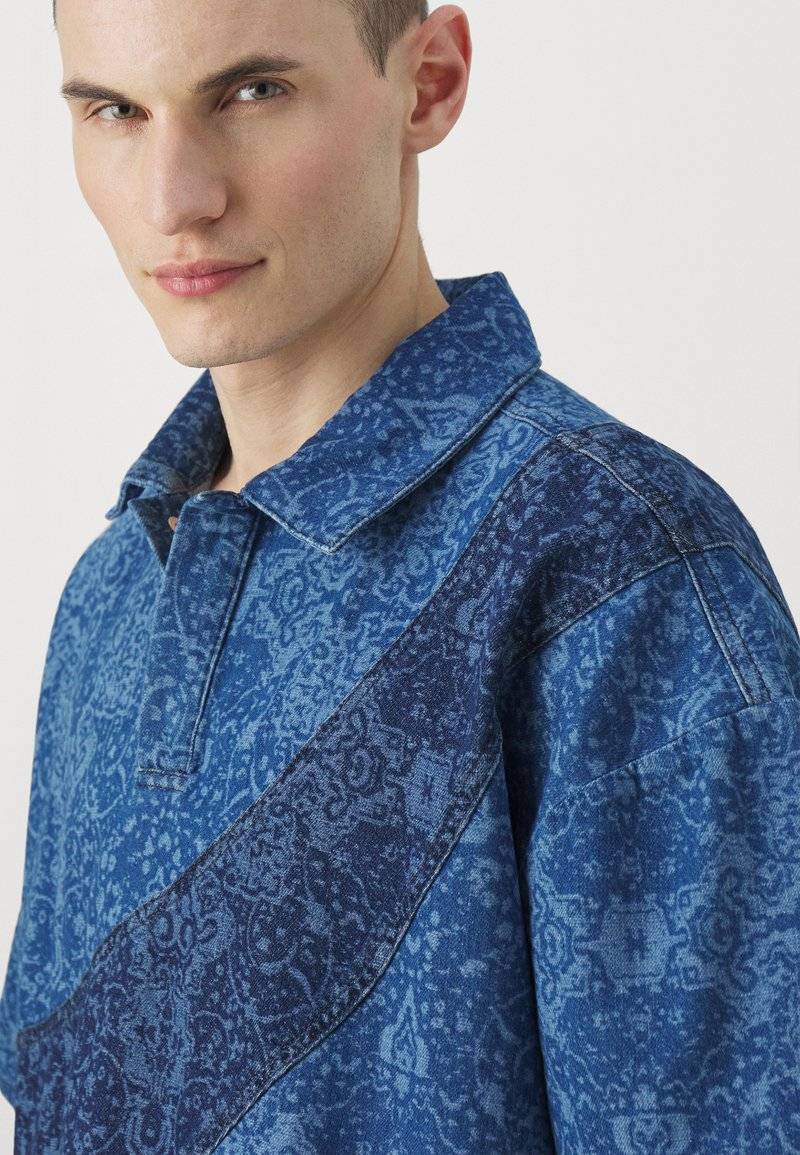 Les Benjamins Les Benjamins TEE UNISEX - Button-down blouse - blue 50% Rabatt für begrenzte Zeit