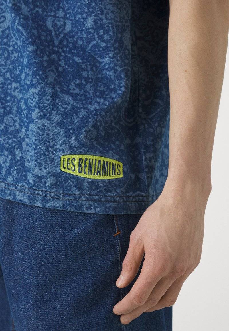 Les Benjamins Les Benjamins TEE UNISEX - Button-down blouse - blue 50% Rabatt für begrenzte Zeit