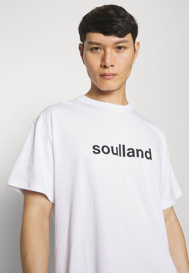 Soulland Soulland OCEAN UNISEX - Print T-shirt - white Fabrikverkauf