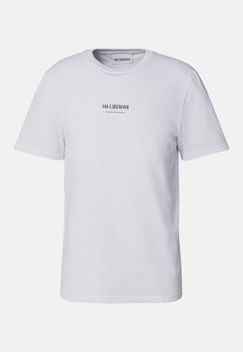 Han Kjøbenhavn Han Kjøbenhavn SHADOWS MOON REGULAR TEE UNISEX - Print T-shirt - white Sonderangebot