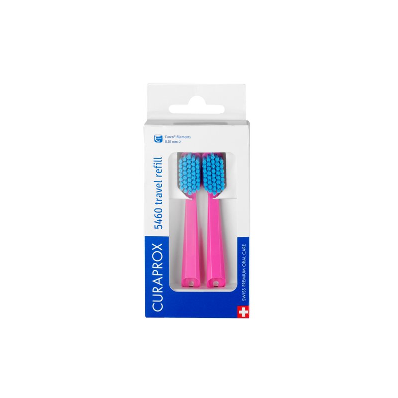 Curaprox Curaprox CS 5460 REFILL FOR TRAVEL SET - Dental care tool - pink Cyber Monday