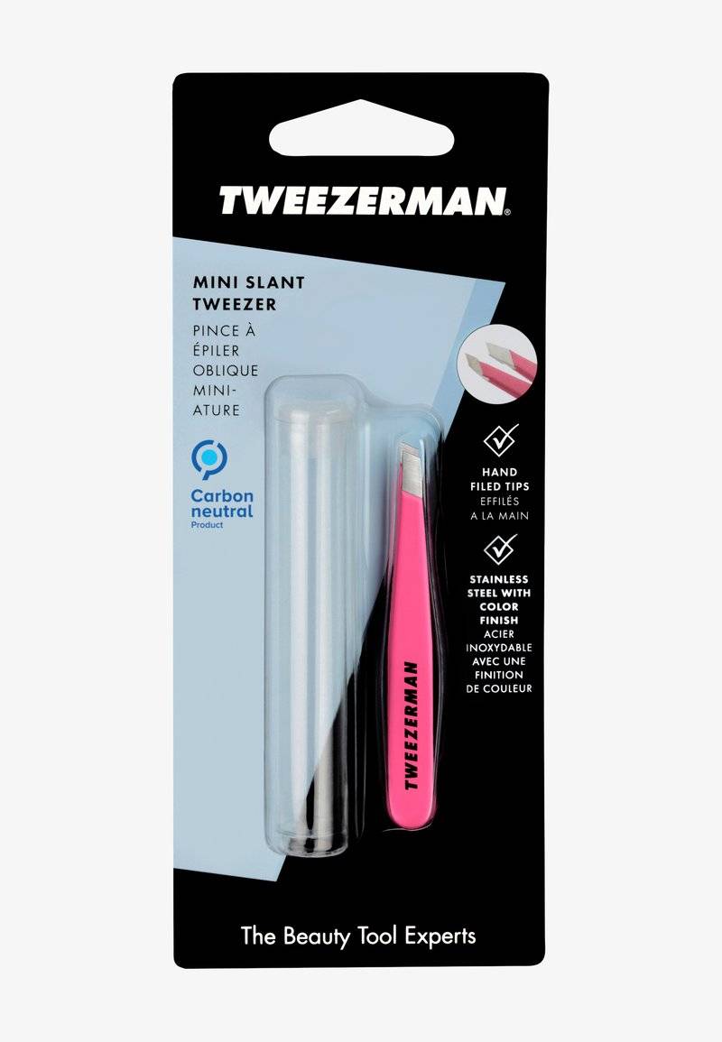 TWEEZERMAN TWEEZERMAN MINI SLANT TWEEZER - Hair removal tool - pink Vatertagsangebot