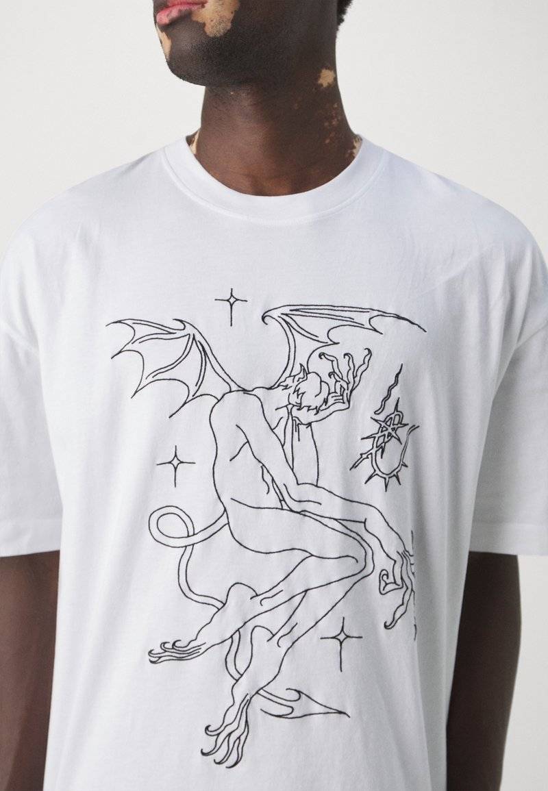 Études Études SPIRIT GUARDIAN UNISEX - Print T-shirt - white Kauf eins, bekomm eins gratis
