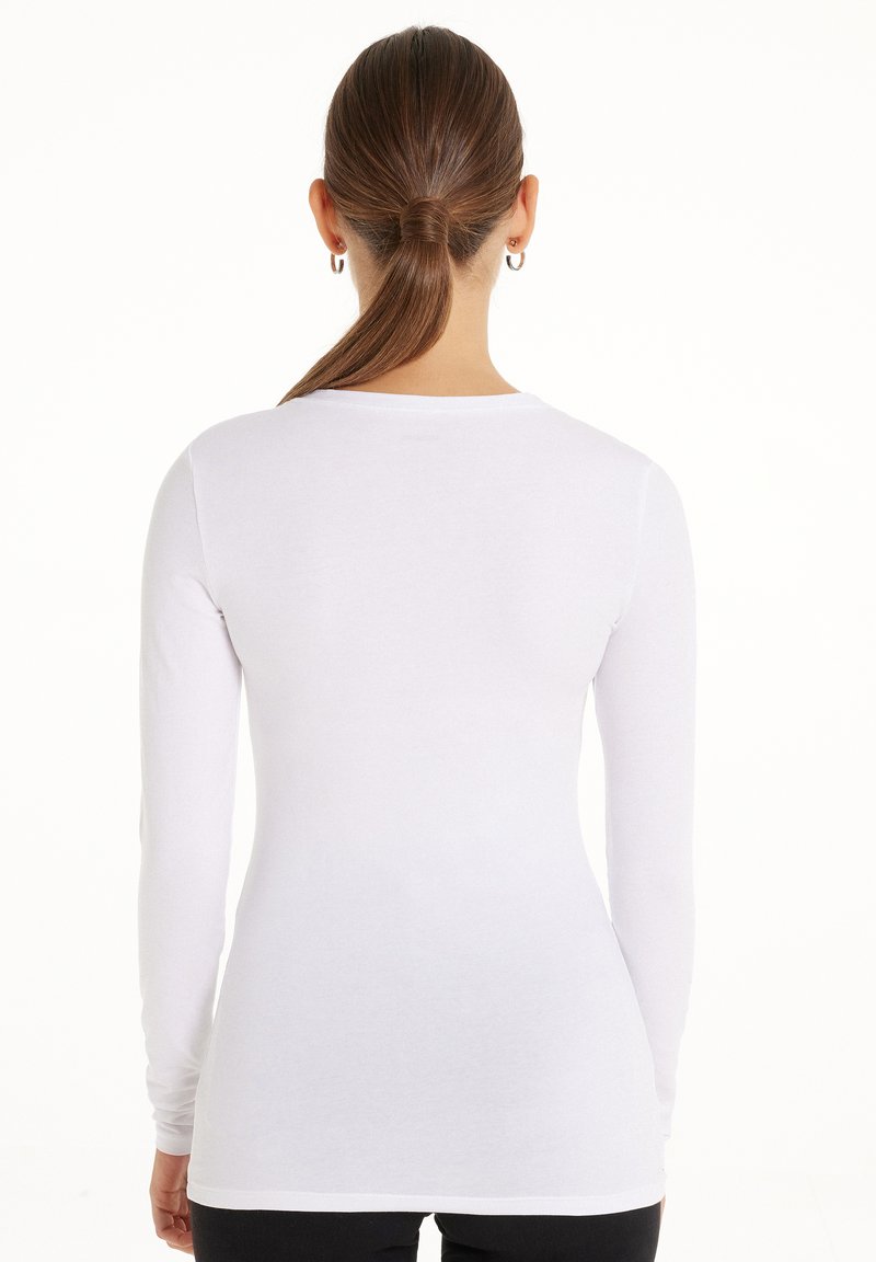 Tezenis Tezenis STRETCH ROUND-NECK - Long sleeved top - bianco Tiefpreis