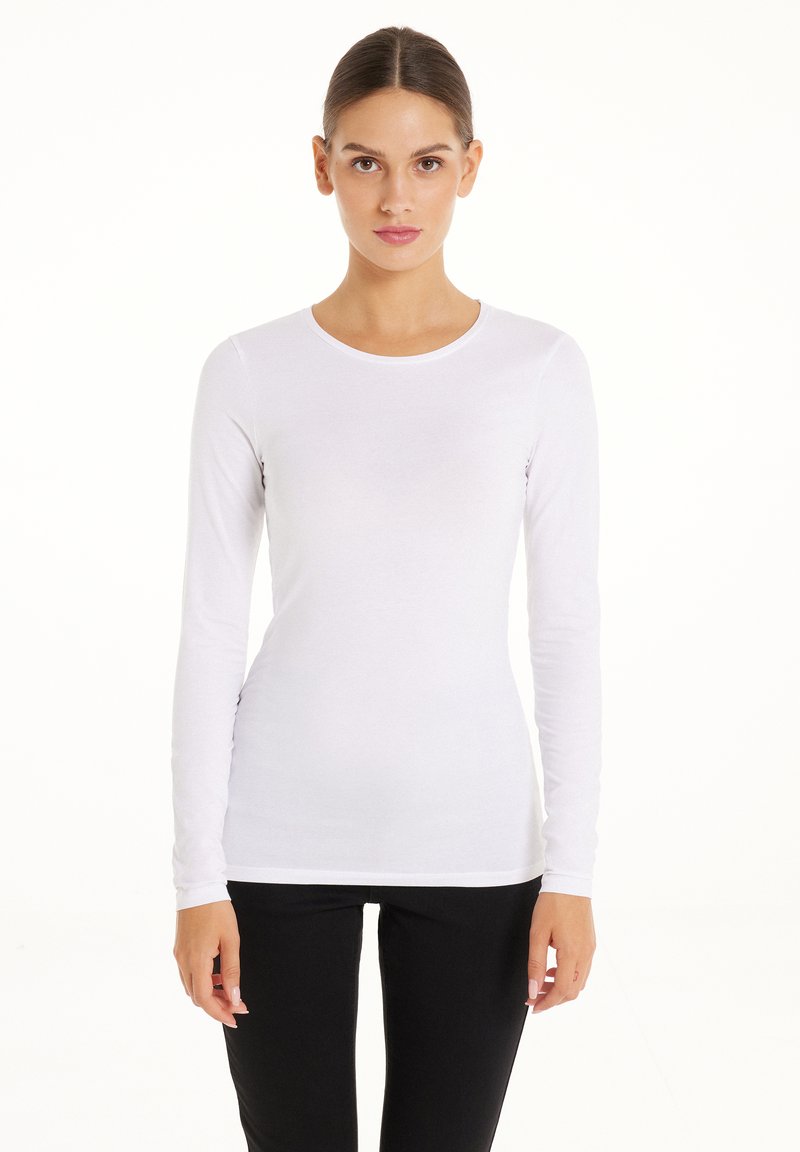 Tezenis Tezenis STRETCH ROUND-NECK - Long sleeved top - bianco Tiefpreis