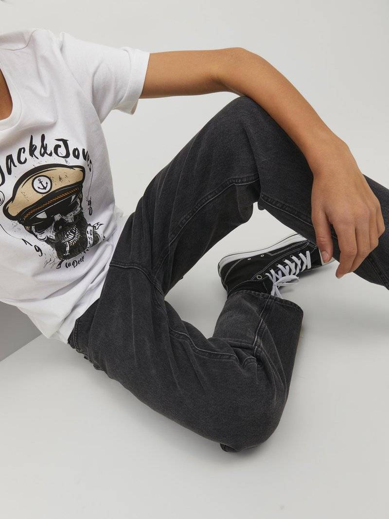 Jack & Jones Junior Jack & Jones Junior JJICHRIS JJORIGINAL - Relaxed fit jeans - black denim Nur für heute