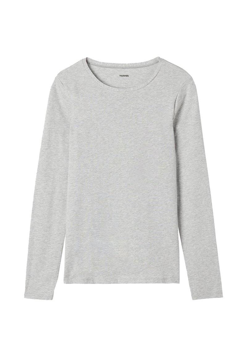 Tezenis Tezenis STRETCH ROUND-NECK - Long sleeved top - grigio melange chiar Nur noch ein Tag übrig