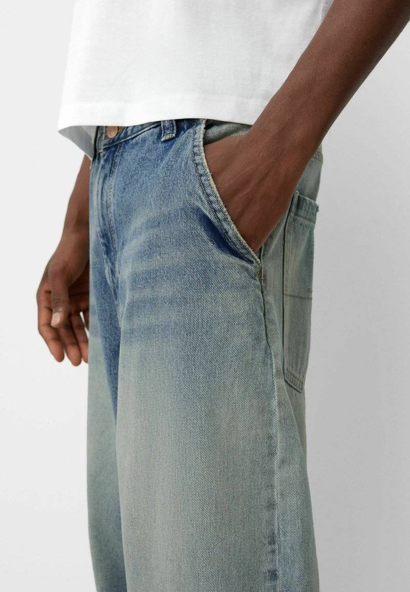 Bershka Bershka Relaxed fit jeans - blue grey Fabrikladen