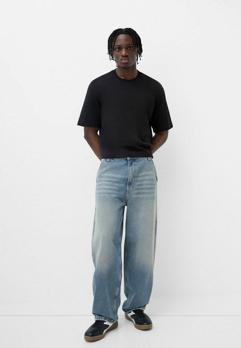 Bershka Bershka Relaxed fit jeans - blue grey Fabrikladen