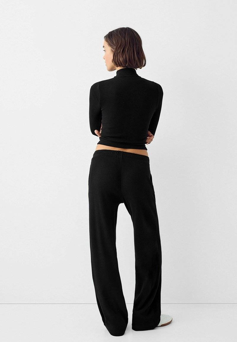 Bershka Bershka LONG SLEEVE - Cardigan - black Speichern exportieren