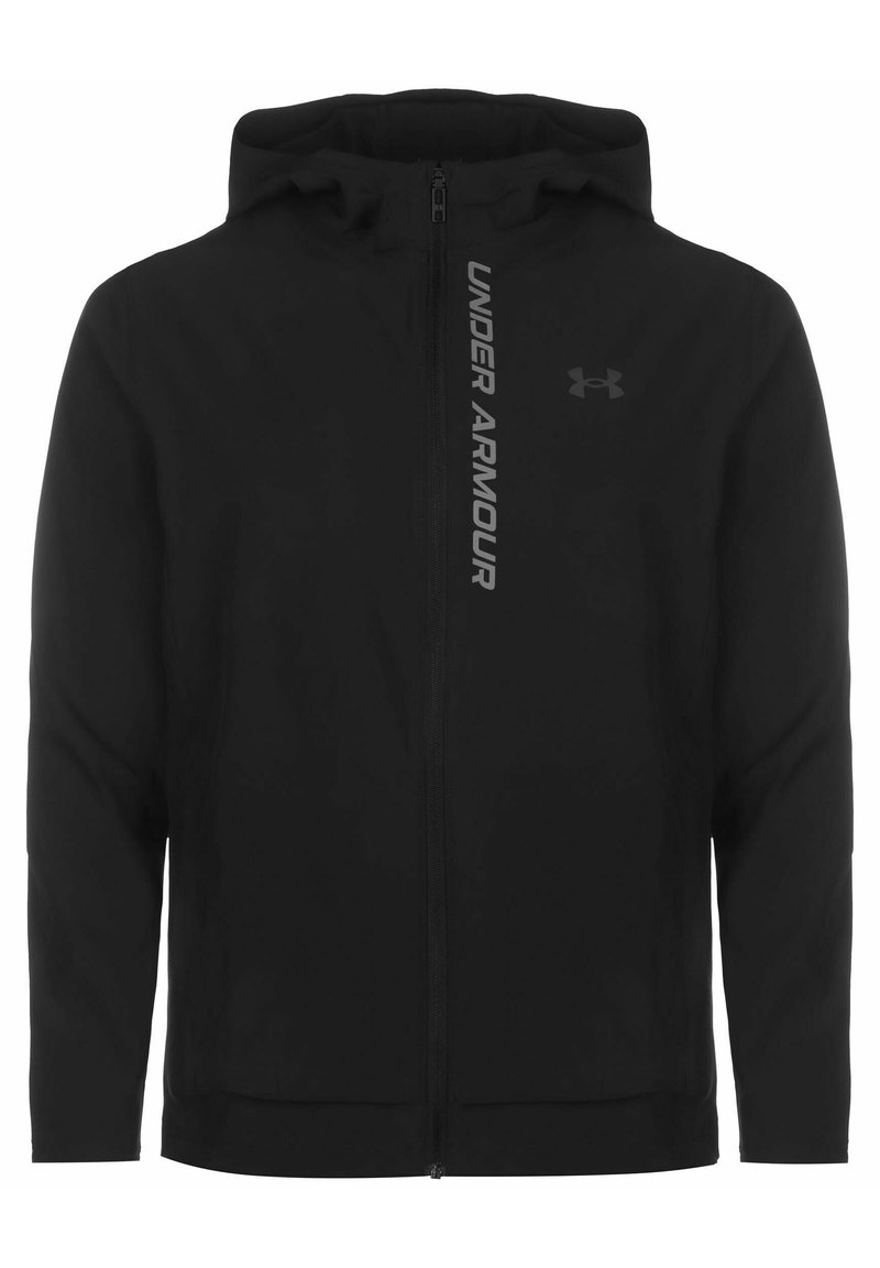 Under Armour Under Armour OUT THE STORM - Running jacket - black jet gray reflective Saisonschlussverkauf