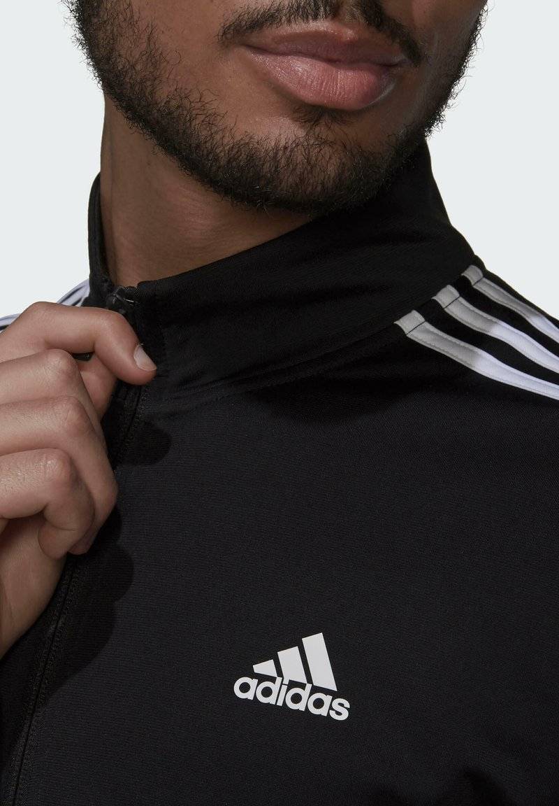 adidas Sportswear adidas Sportswear ESSENTIALS WARM-UP REGULAR 3-STRIPES - Training jacket - black Zeitlich begrenztes Angebot