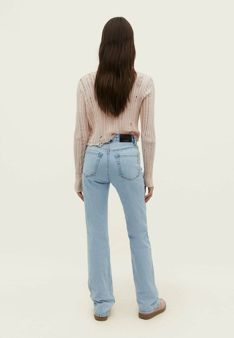 Stradivarius Stradivarius VINTAGE - Straight leg jeans - blue denim Begrenzte Freigabe
