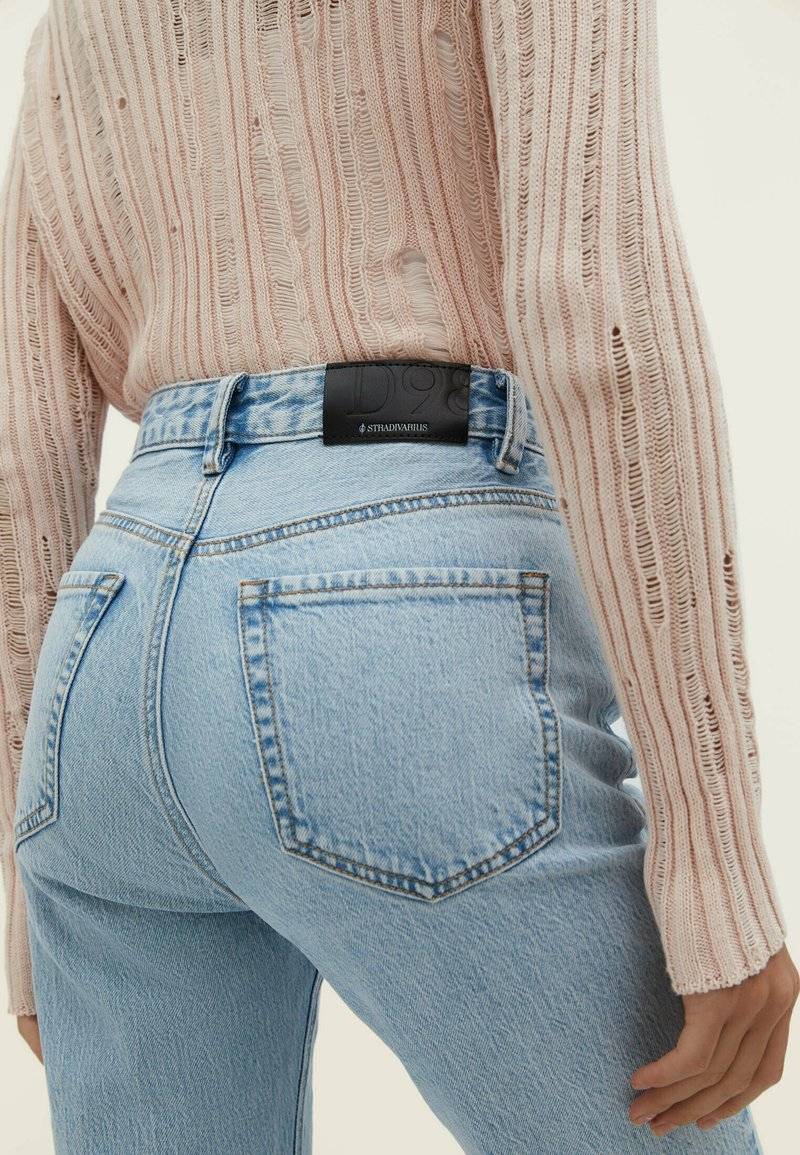 Stradivarius Stradivarius VINTAGE - Straight leg jeans - blue denim Begrenzte Freigabe