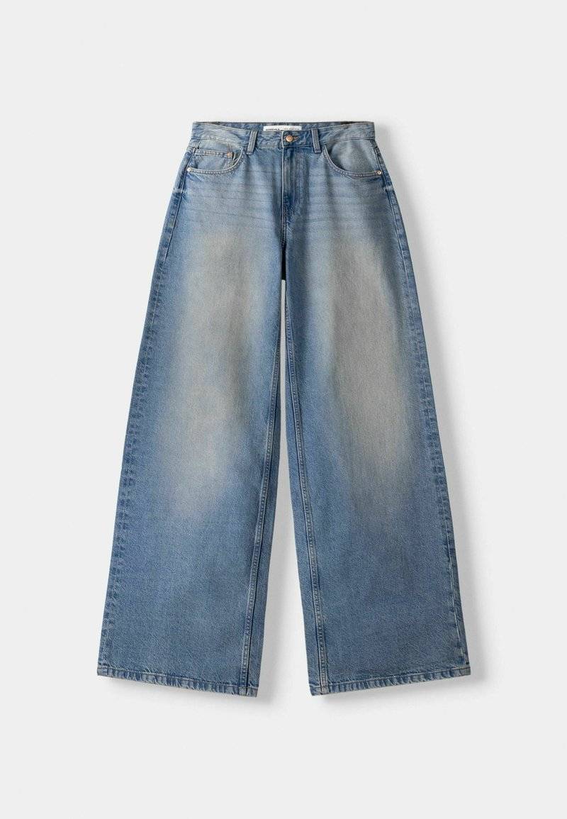 Bershka Bershka WIDE-LEG - Relaxed fit jeans Letzter Tag