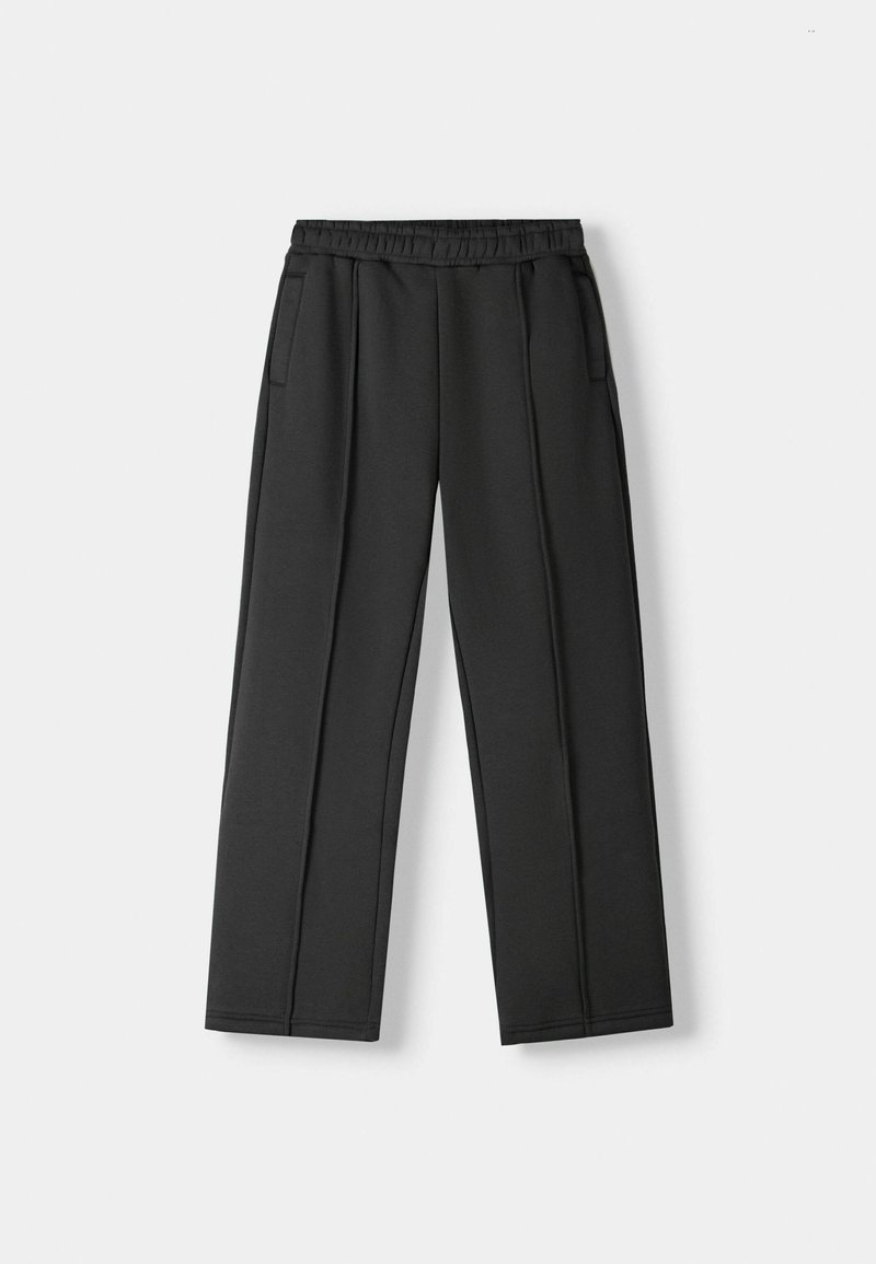 Bershka Bershka WIDE - Tracksuit bottoms - dark grey Discount Store für neue Produkte