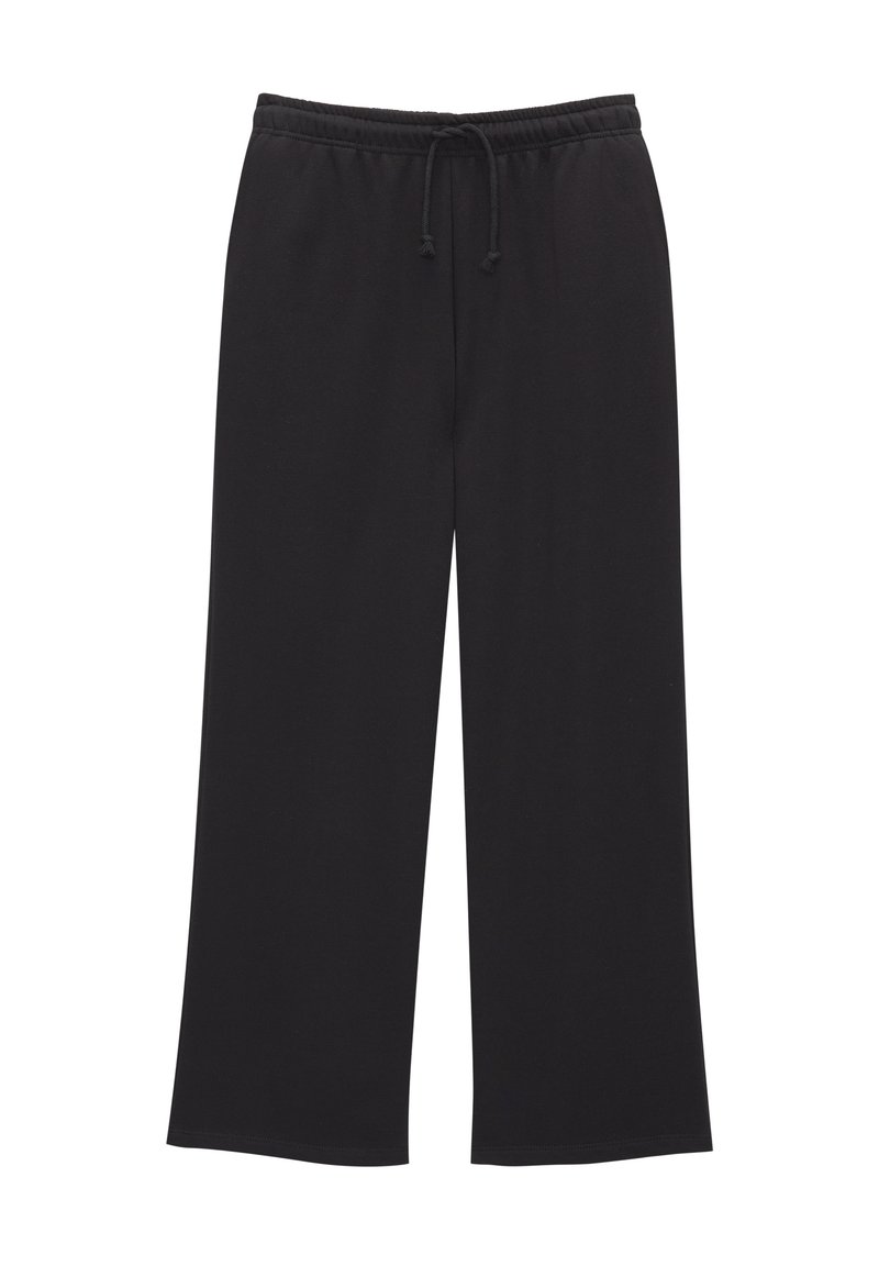 PULL&BEAR PULL&BEAR WIDE-LEG - Tracksuit bottoms - black Speichern exportieren