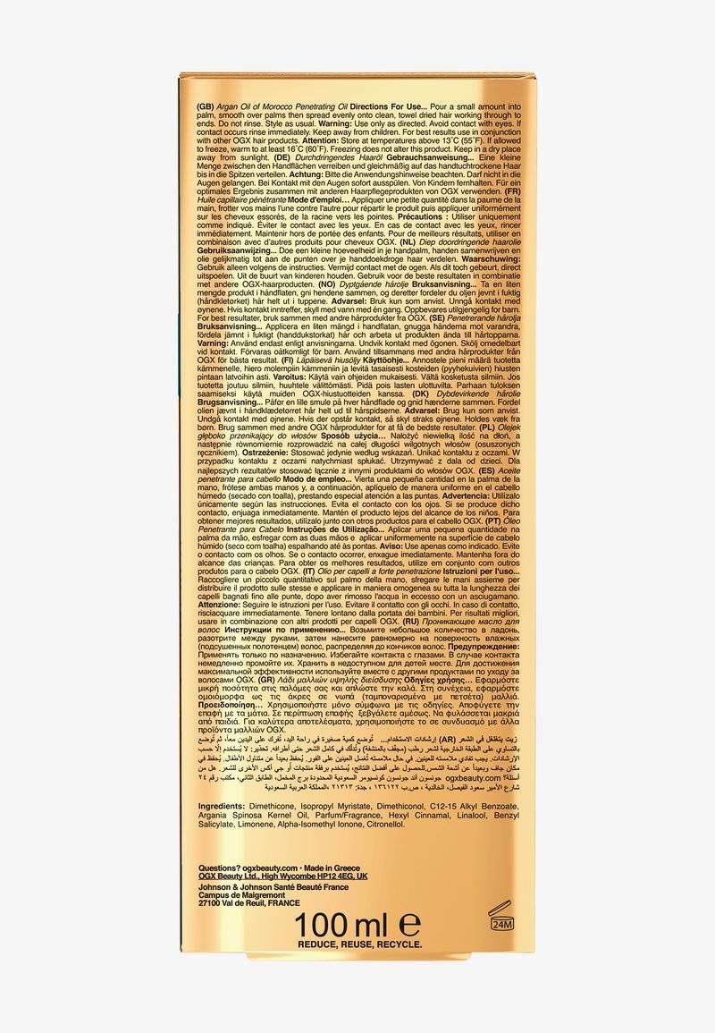 ogx ogx OGX RENEWING + ARGAN OIL OF MOROCCO EXTRA PENETRATING OIL - Hair treatment Rabatt