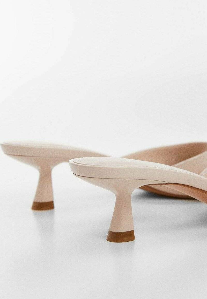 Mango Mango LOW - Heeled mules - nude Valentinstagsangebot