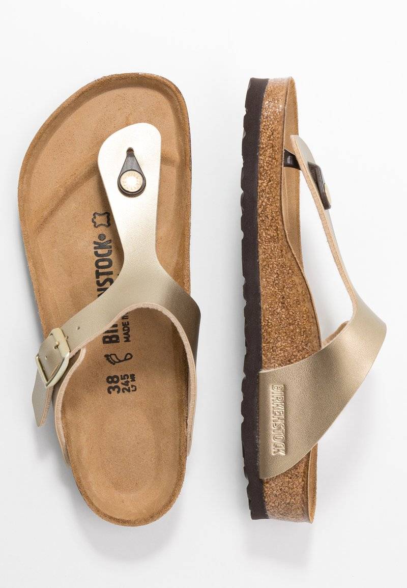 Birkenstock Birkenstock GIZEH BF REGULAR - Slippers - gold Jubiläumsangebot