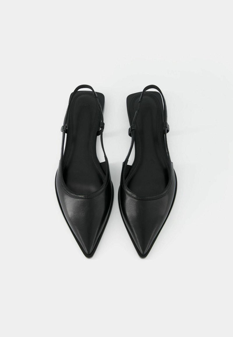 Bershka Bershka POINTED - Slingback ballet pumps - black Top Angebot