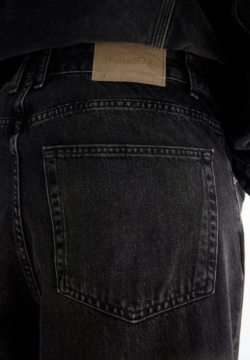 PULL&BEAR PULL&BEAR BAGGY FIT - Straight leg jeans - black Kostenloser Versand international