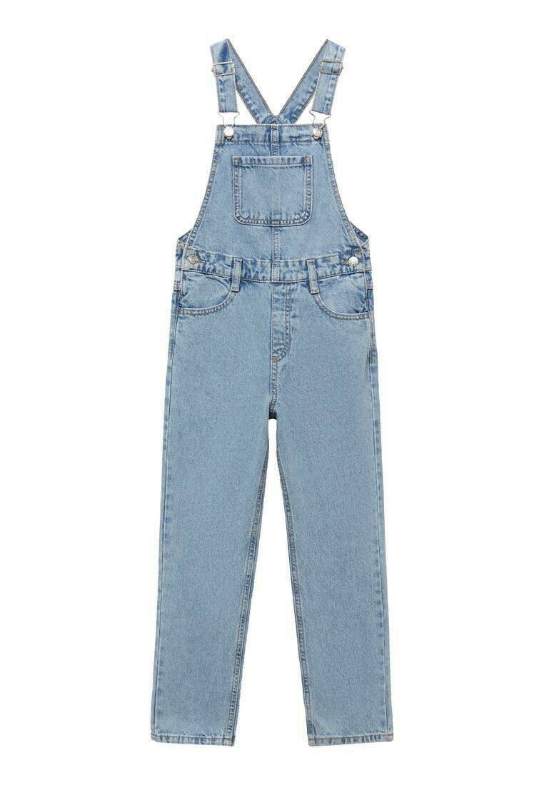 Mango Kids Mango Kids AMARA - Dungarees - medium blue Schlussverkauf