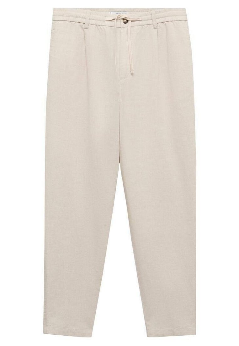 Mango Mango ROMELINO - Trousers - ecru Meist gekauft