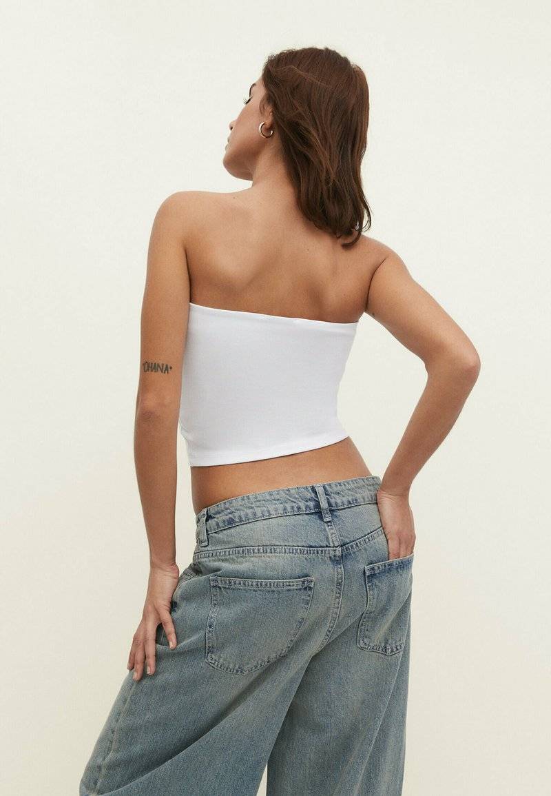 Stradivarius Stradivarius Top - white Blitzverkäufe