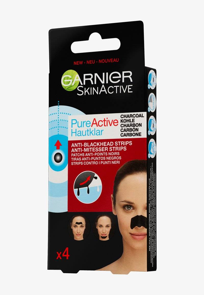 Garnier Garnier SKIN CLEAR CHARCOAL NOSE STRIPS - Face mask Lagerräumung