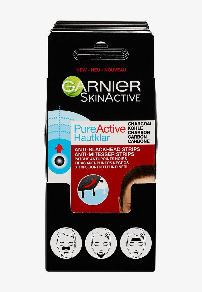Garnier Garnier SKIN CLEAR CHARCOAL NOSE STRIPS - Face mask Lagerräumung