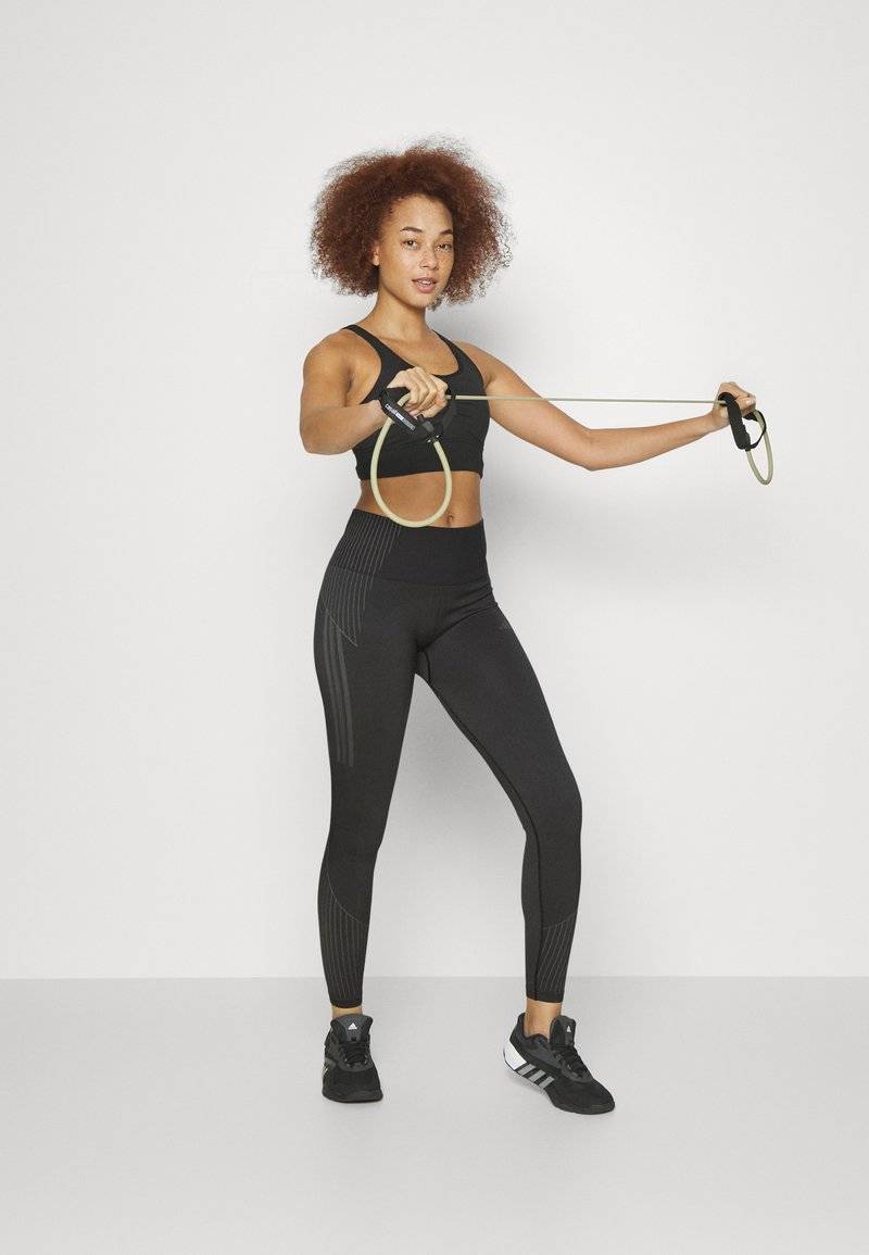 adidas Performance adidas Performance SEAMLESS BRANDED 7/8 - Leggings - black Exklusive Angebote