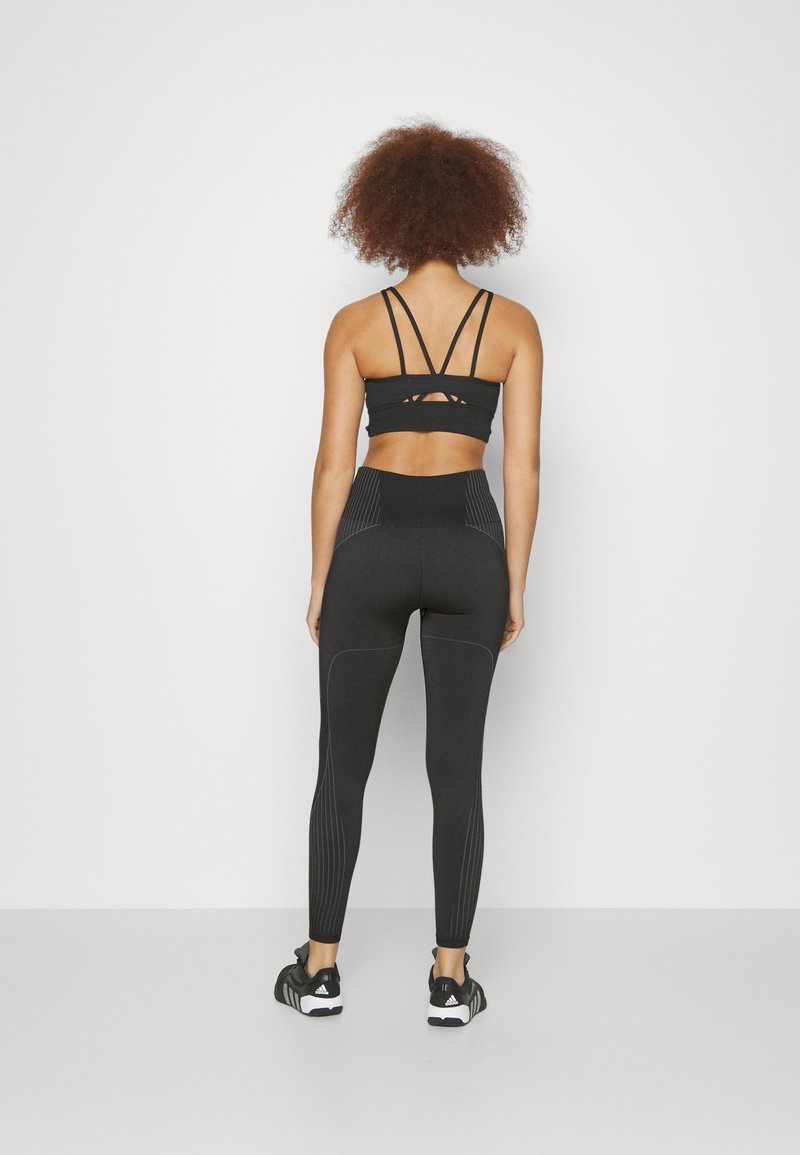 adidas Performance adidas Performance SEAMLESS BRANDED 7/8 - Leggings - black Exklusive Angebote