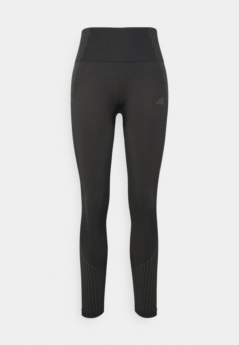 adidas Performance adidas Performance SEAMLESS BRANDED 7/8 - Leggings - black Exklusive Angebote