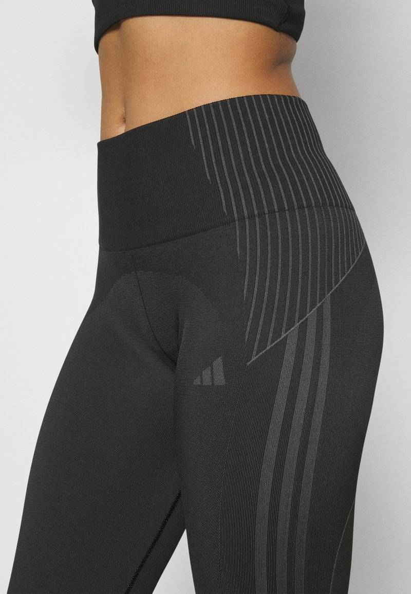adidas Performance adidas Performance SEAMLESS BRANDED 7/8 - Leggings - black Exklusive Angebote
