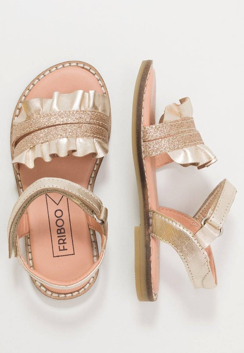 Friboo Friboo LEATHER - Sandals - gold Discount Store für neue Produkte