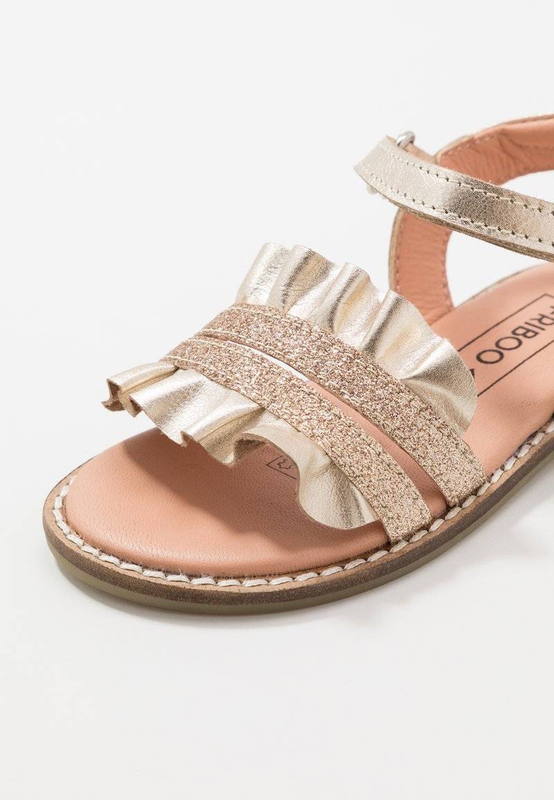 Friboo Friboo LEATHER - Sandals - gold Discount Store für neue Produkte