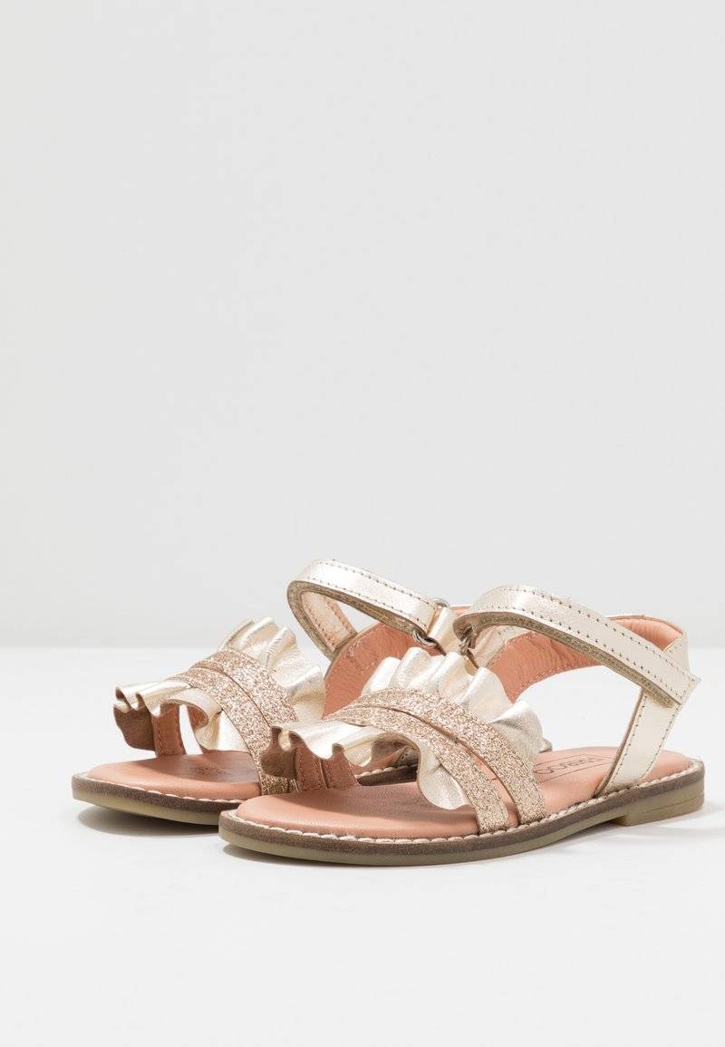 Friboo Friboo LEATHER - Sandals - gold Discount Store für neue Produkte