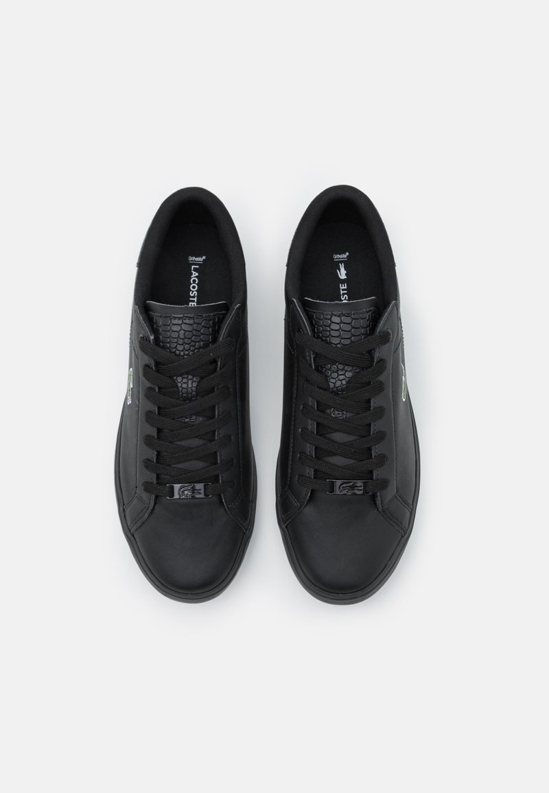 Lacoste Lacoste POWERCOURT - Trainers - black Nur noch ein Tag übrig