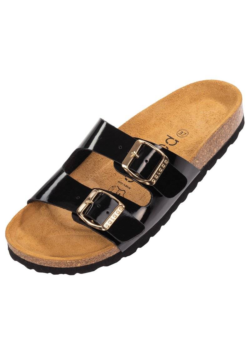 Palado Palado MILOS - Mules - lack schwarz Black Friday Preise