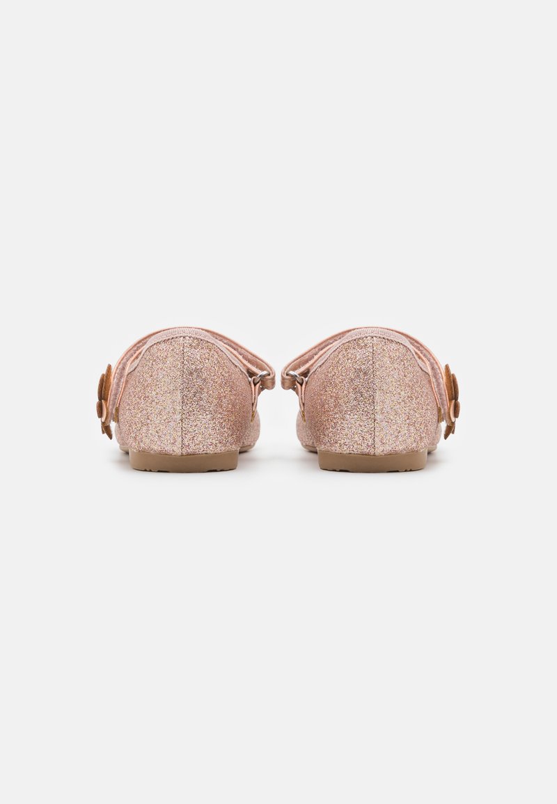 Friboo Friboo Ankle strap ballet pumps - rose gold Im Verkauf
