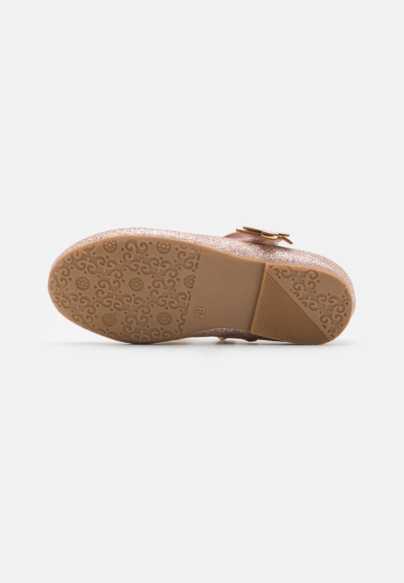Friboo Friboo Ankle strap ballet pumps - rose gold Im Verkauf