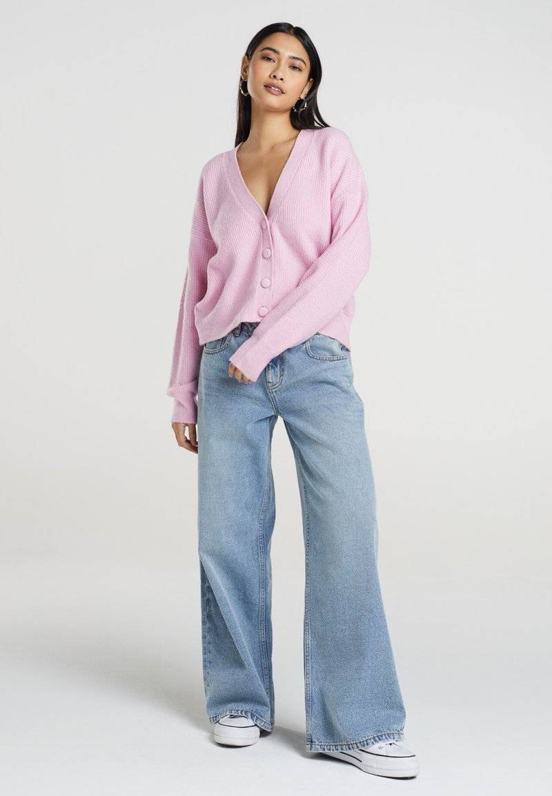 Brave Soul Brave Soul LKC-230DAFFIE - Cardigan - pink Blitzangebot