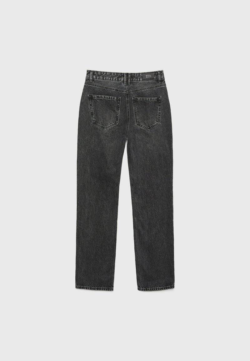 Stradivarius Stradivarius Straight leg jeans - dark grey Räumungsverkauf