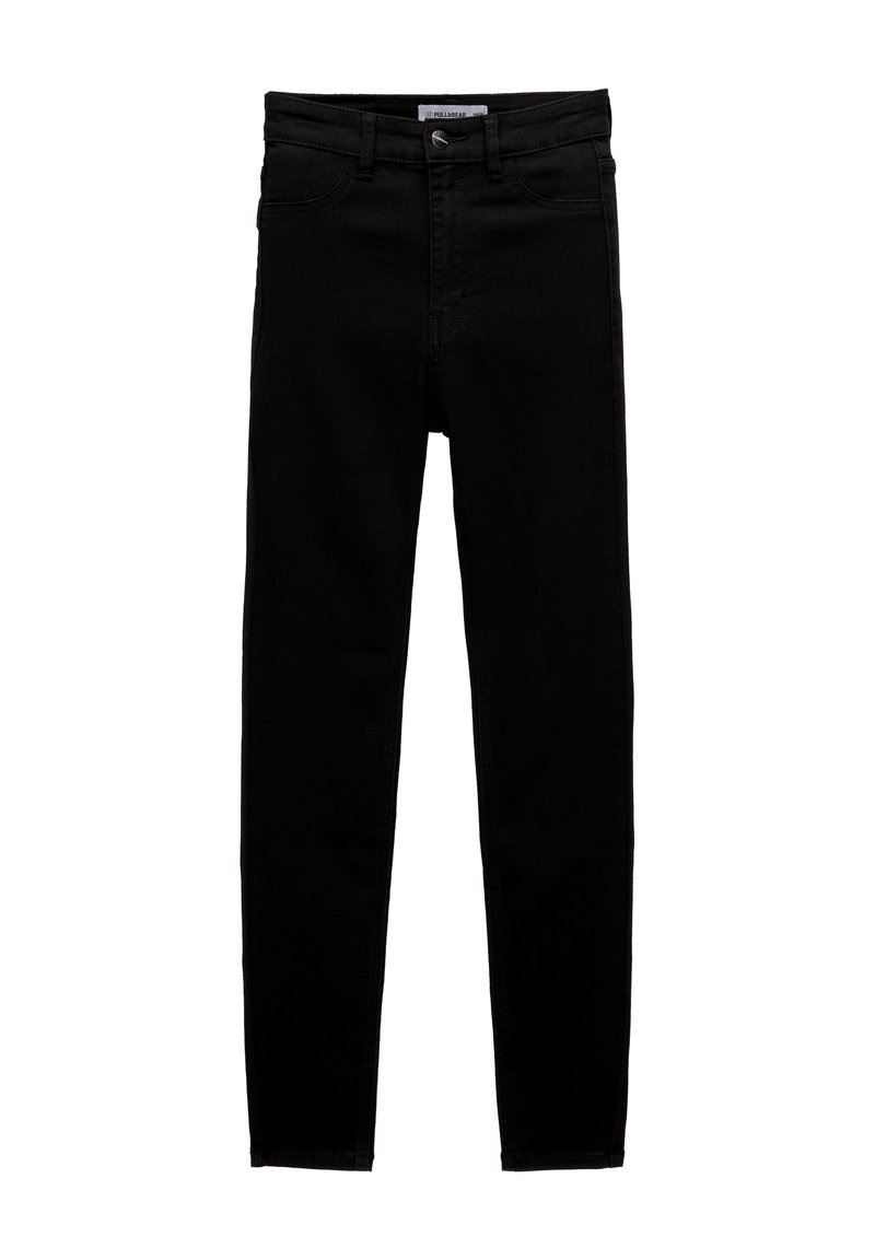 PULL&BEAR PULL&BEAR HIGH WAIST - Jeans Skinny Fit - black Sonderangebote